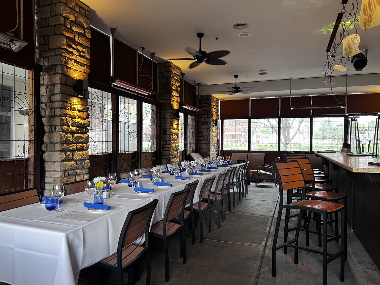 Patio Bar at Osteria Italian Seafood