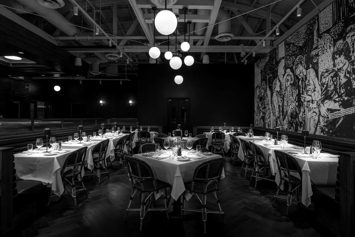 Private Dining Room at Lucky's Soho