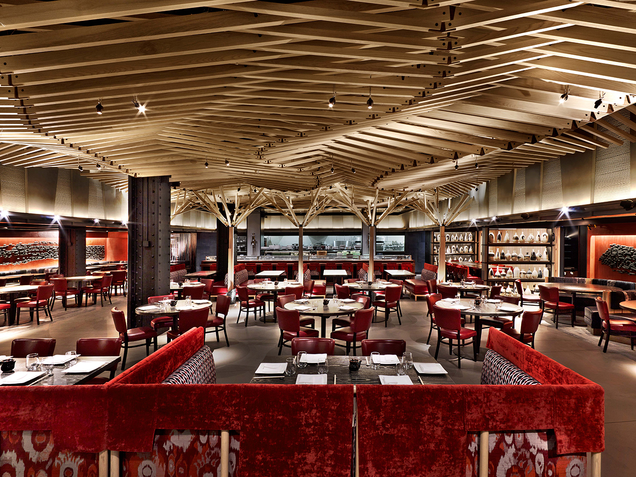 Entire Dining Room at Nobu Downtown