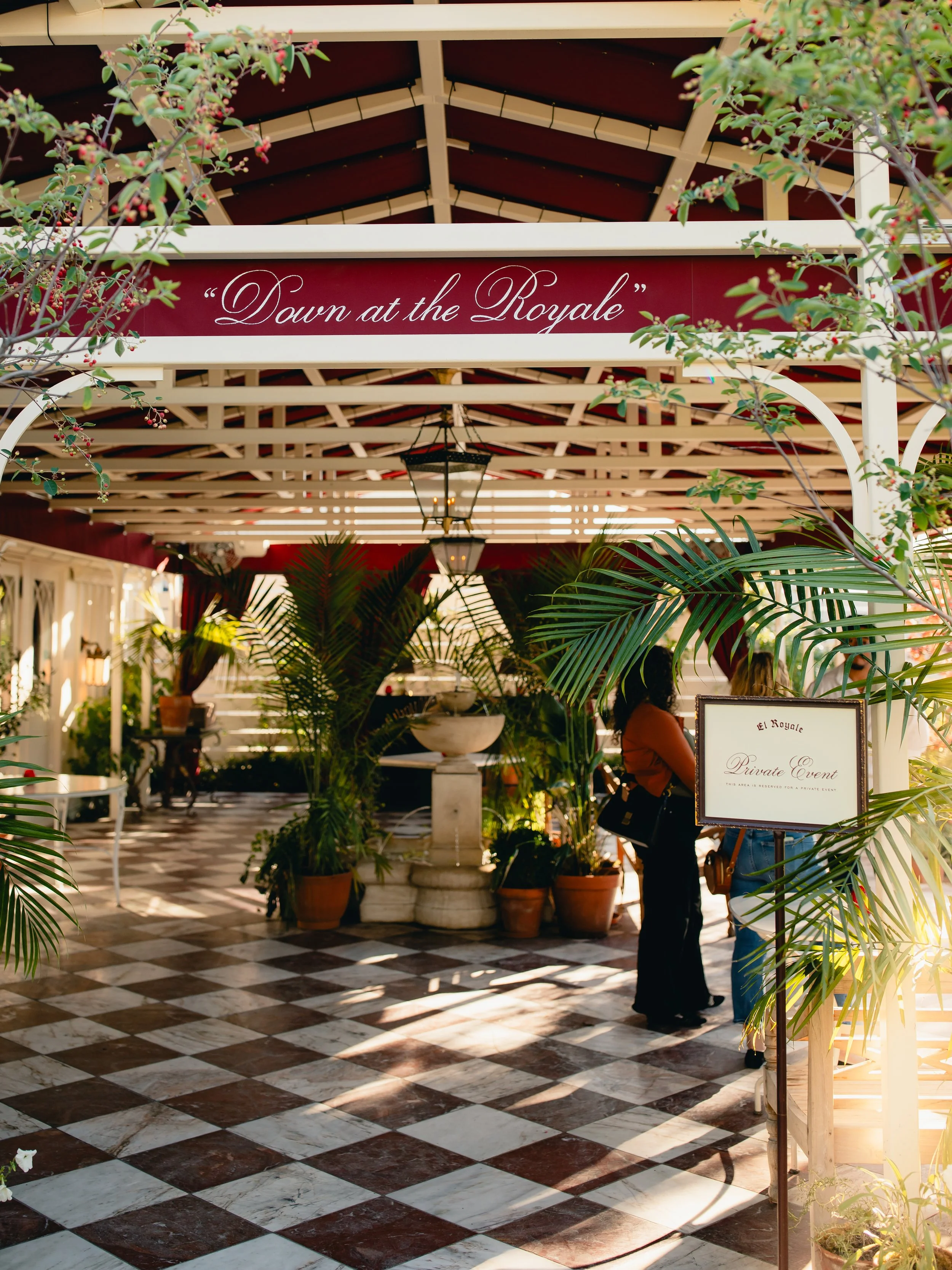 El Royale Cafe private dining 3