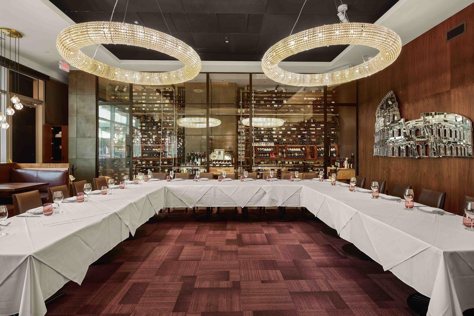 Cellar Wine Room at Zanti Cucina Italiana - River Oaks