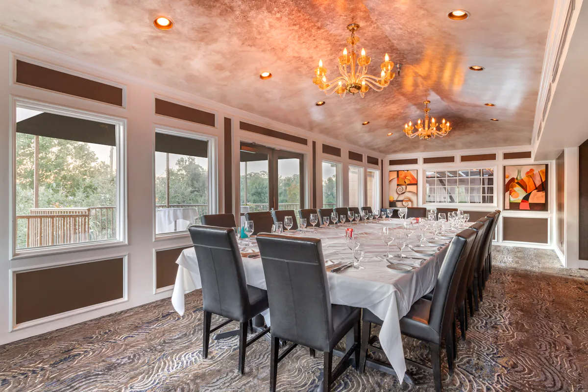 The Garden Room at Brenner's Steakhouse on the Bayou
