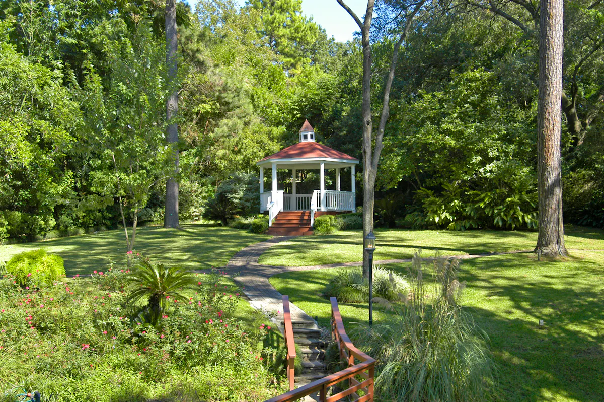 Garden Gazebo at Brenner's Steakhouse on the Bayou
