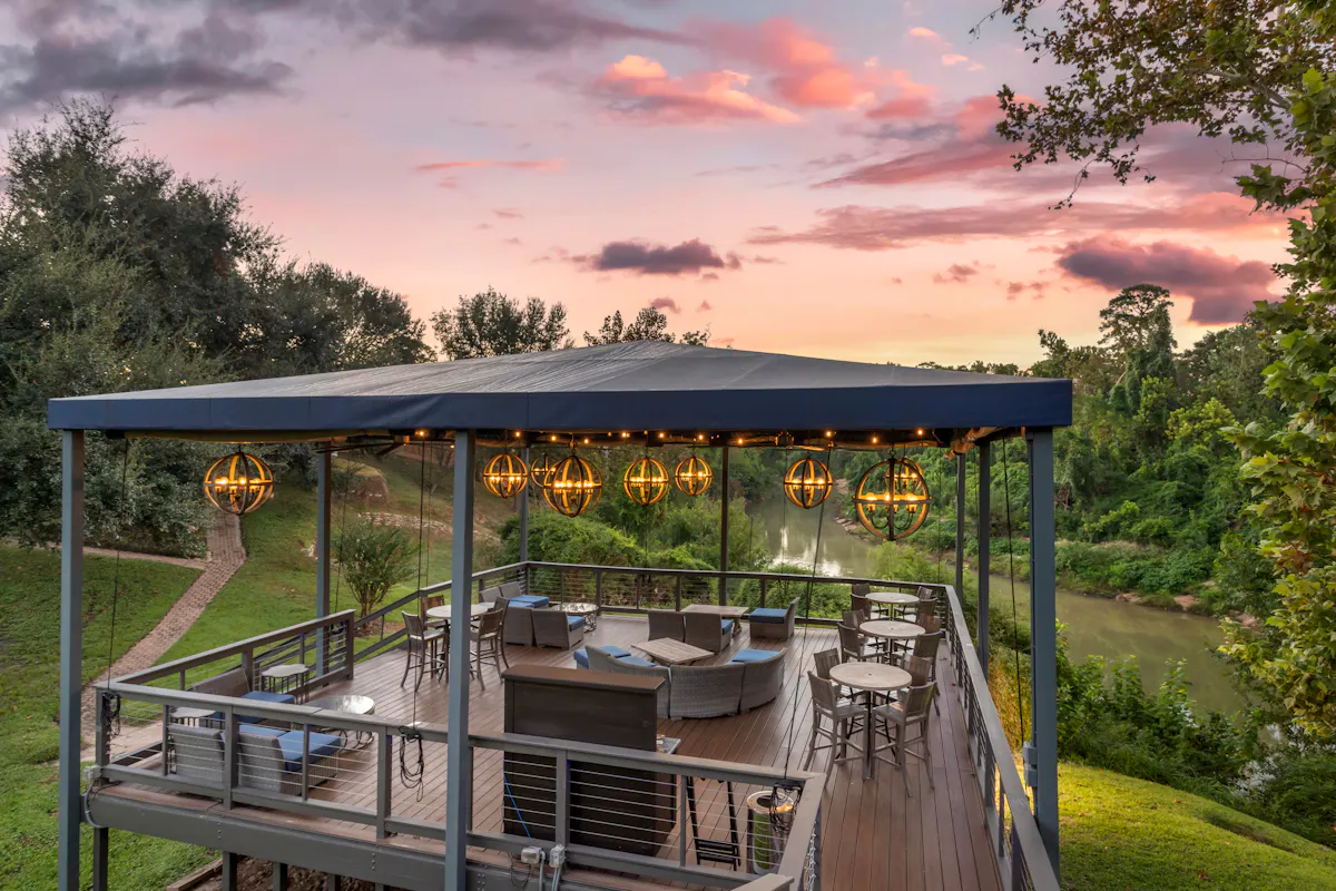 The Deck at Brenner's Steakhouse on the Bayou