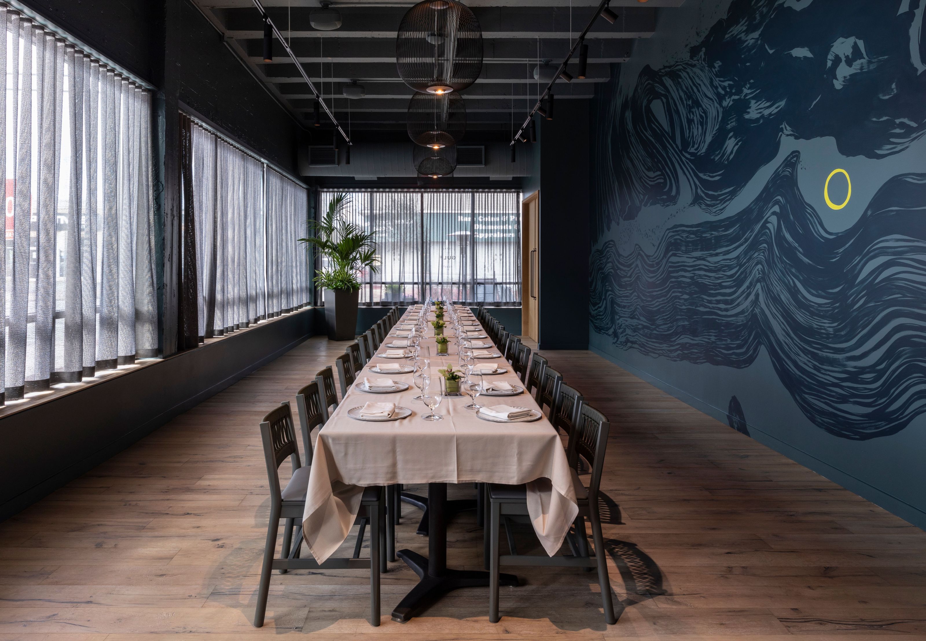 Navy Blue private dining 3