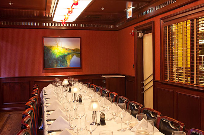 The Train Car at Pappas Bros. Steakhouse - Downtown