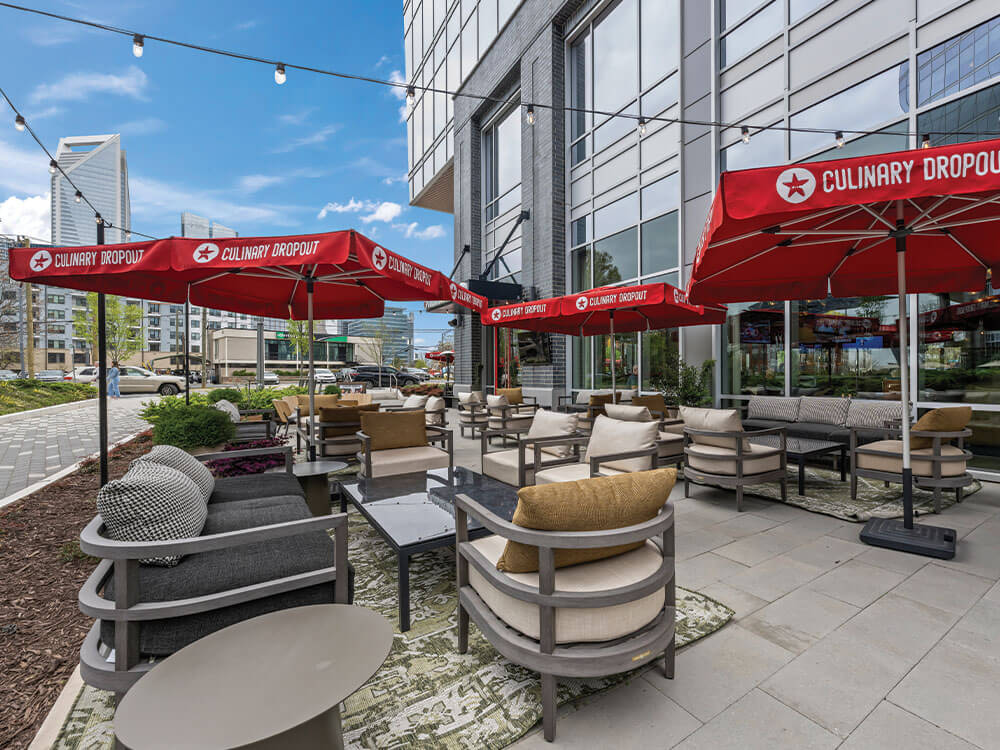 Patio Dining at Culinary Dropout - Charlotte