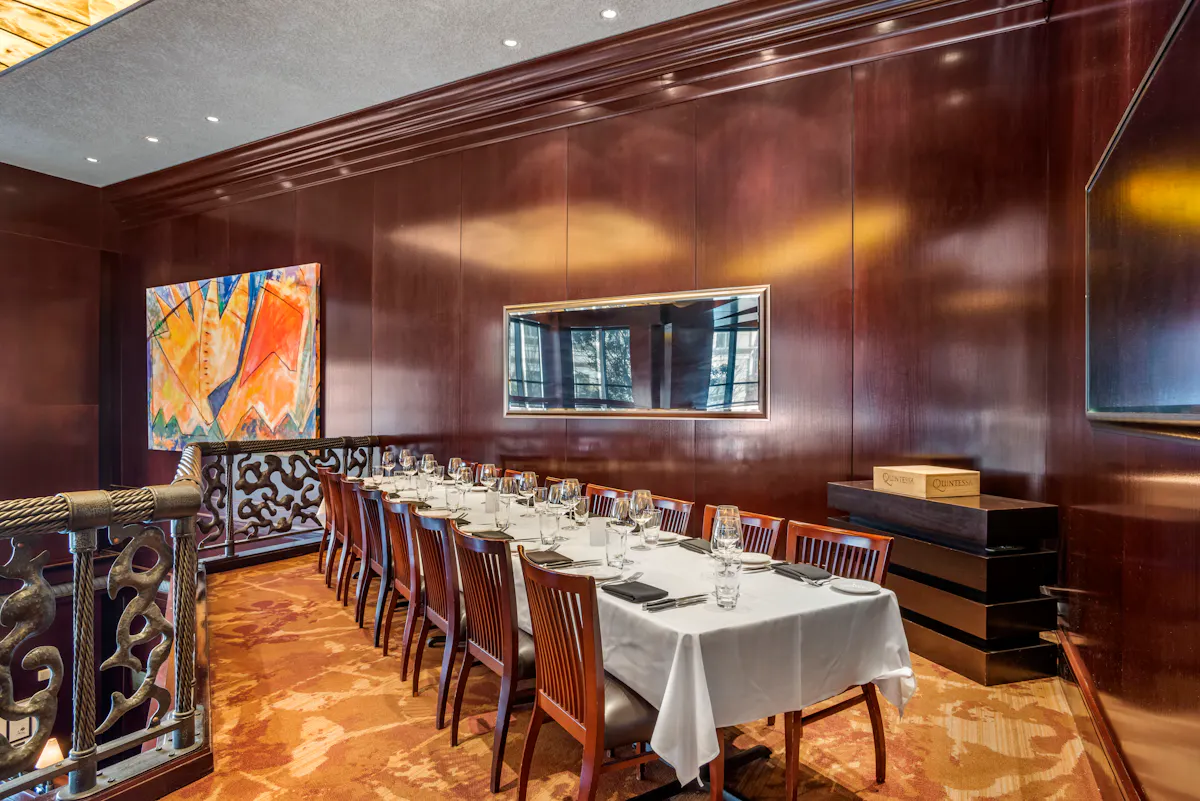 Mezzanine Bar & Dining Space at Del Frisco's Double Eagle Steakhouse - Charlotte