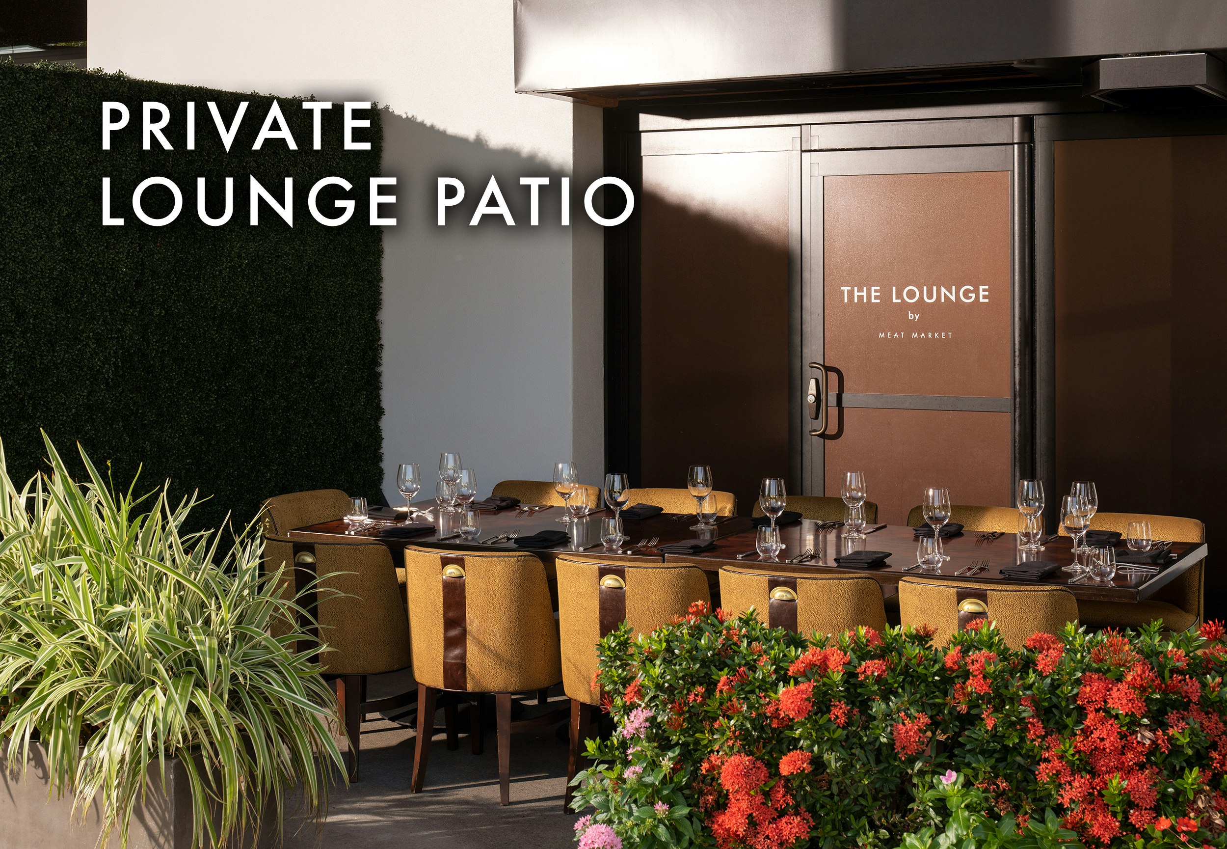 Private Lounge Patio at Meat Market Tampa