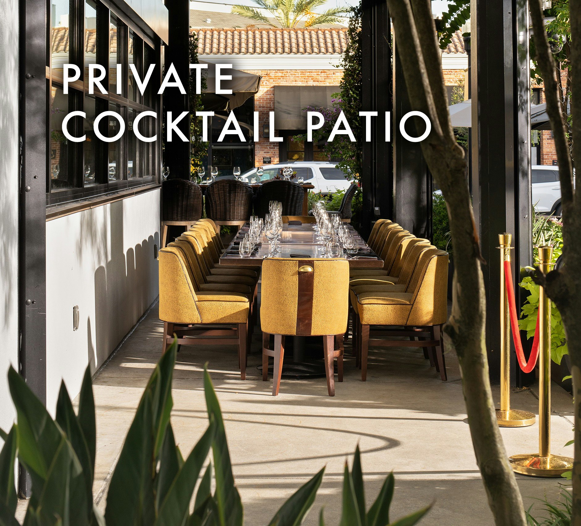 Private Cocktail Patio at Meat Market Tampa