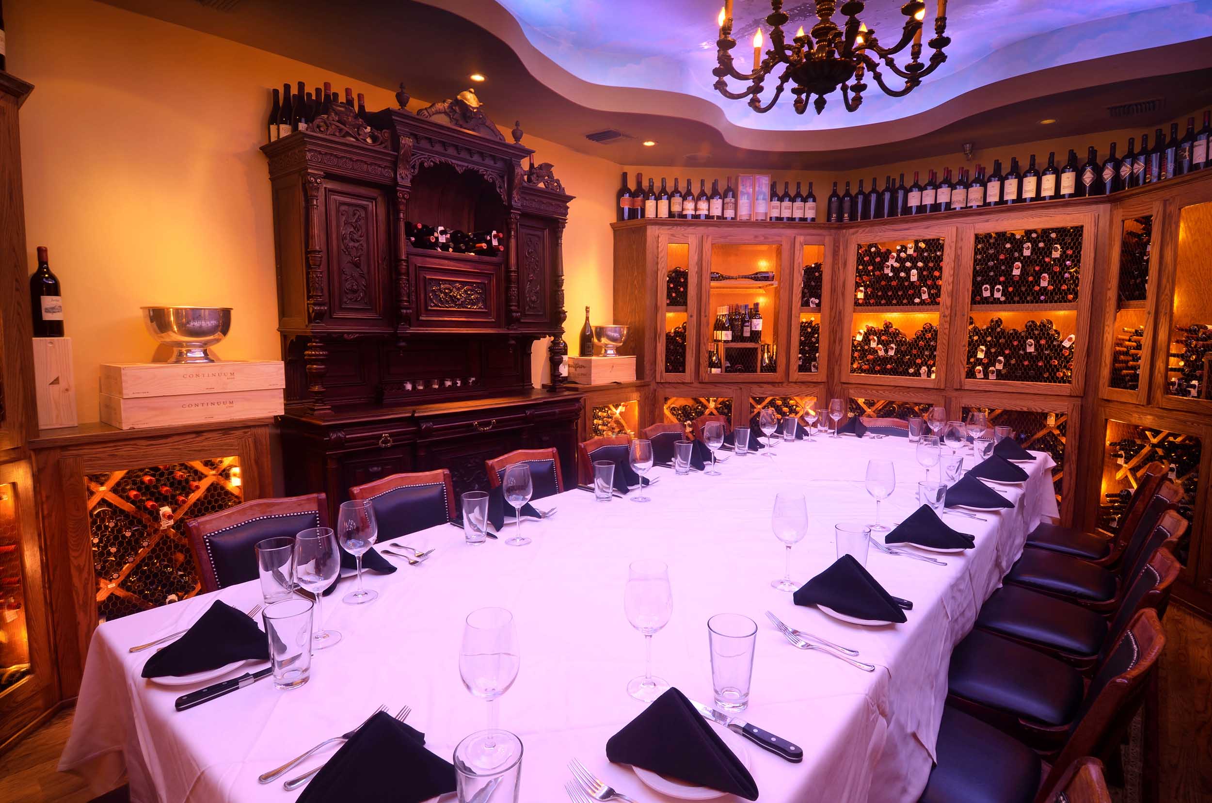 The Wine Room at Charley's Steak House-Tampa, FL