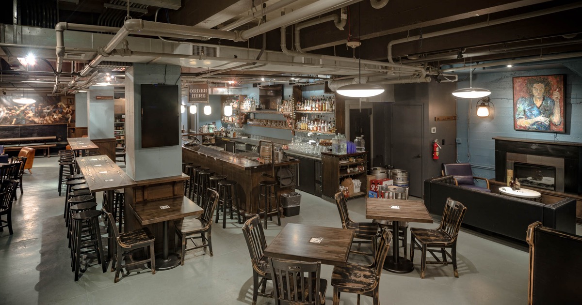 Downstairs event space at a stir
