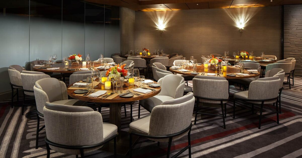 J&G Steakhouse Scottsdale at The Phoenician private dining