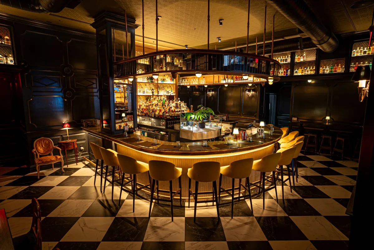 The Emerald Bar at The Ivory Peacock