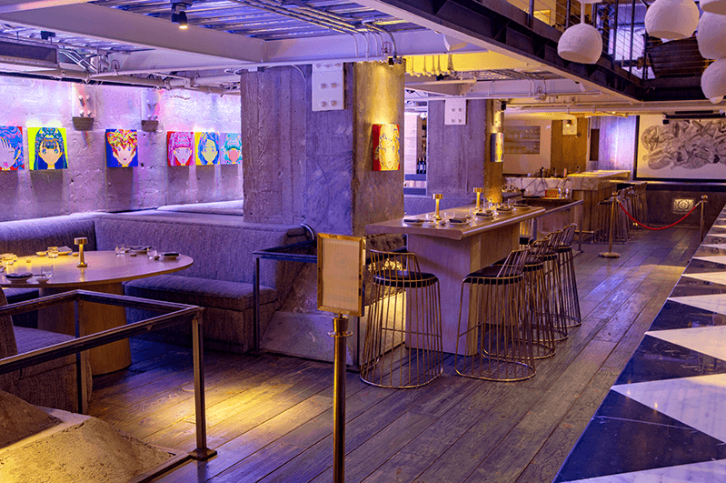Lower Level Booths at Mrs. Fish