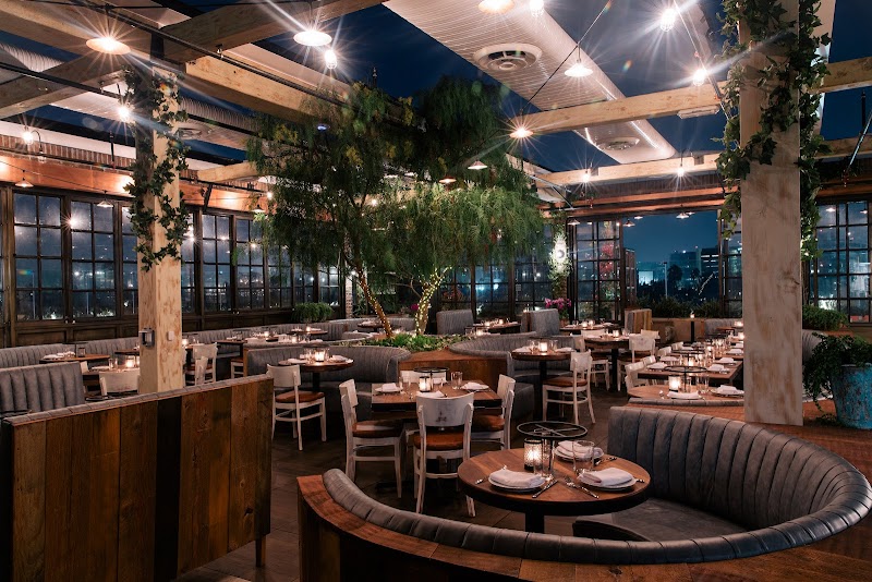 Open-Air Dining Space at Catch LA