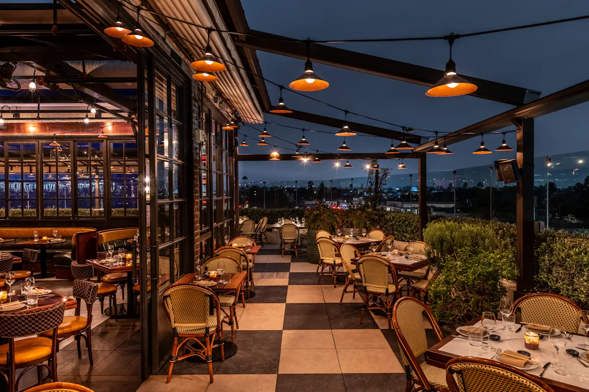 Wraparound Outdoor Terrace at Catch LA