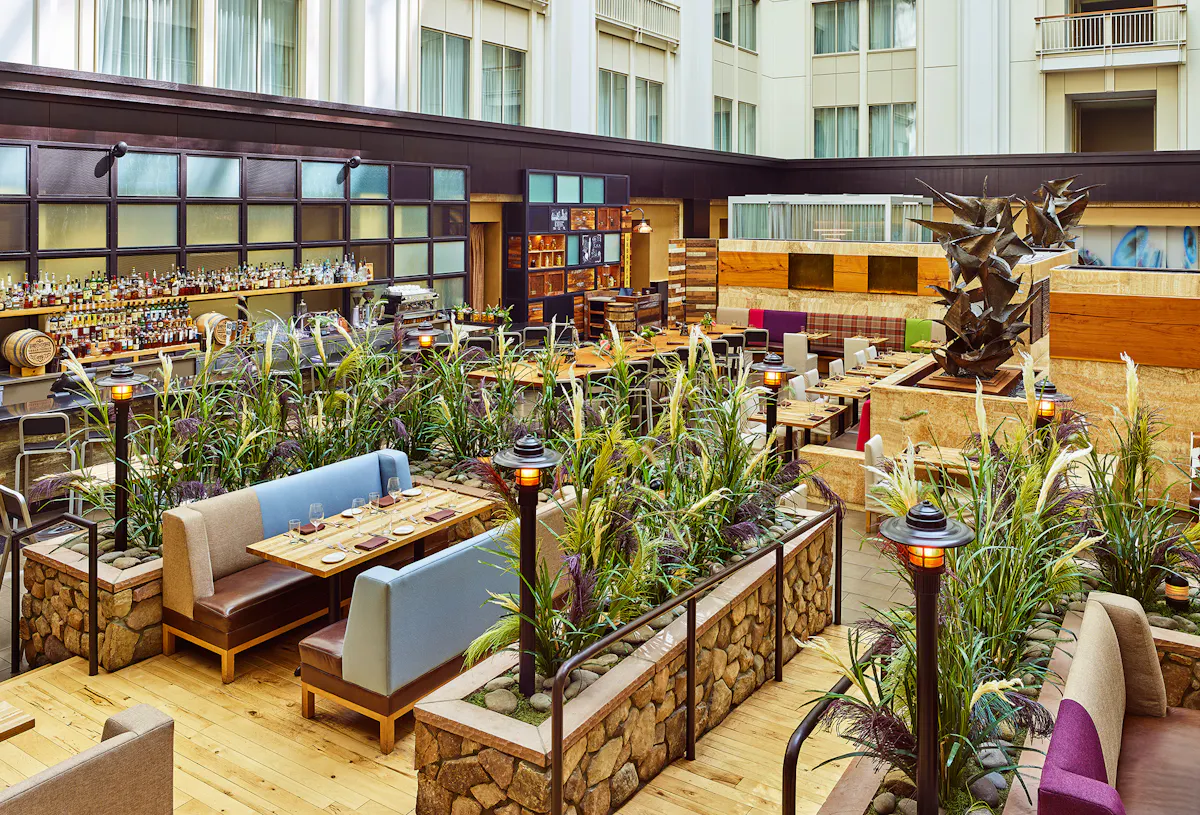The Lobby Corner at Urban Farmer Portland
