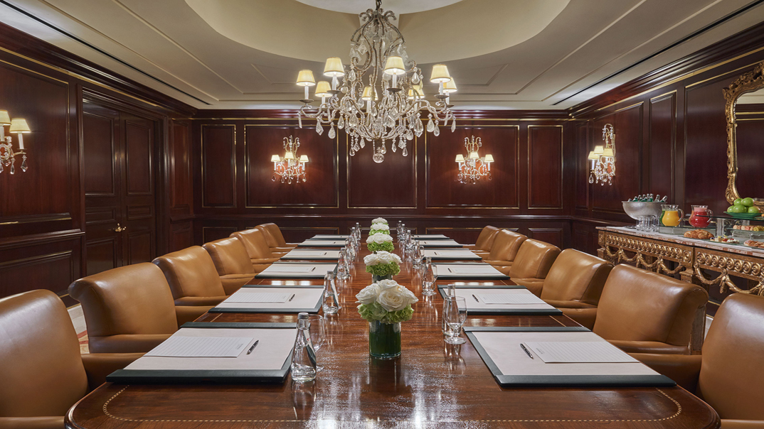 The Boardroom at The Belvedere at The Peninsula Beverly Hills
