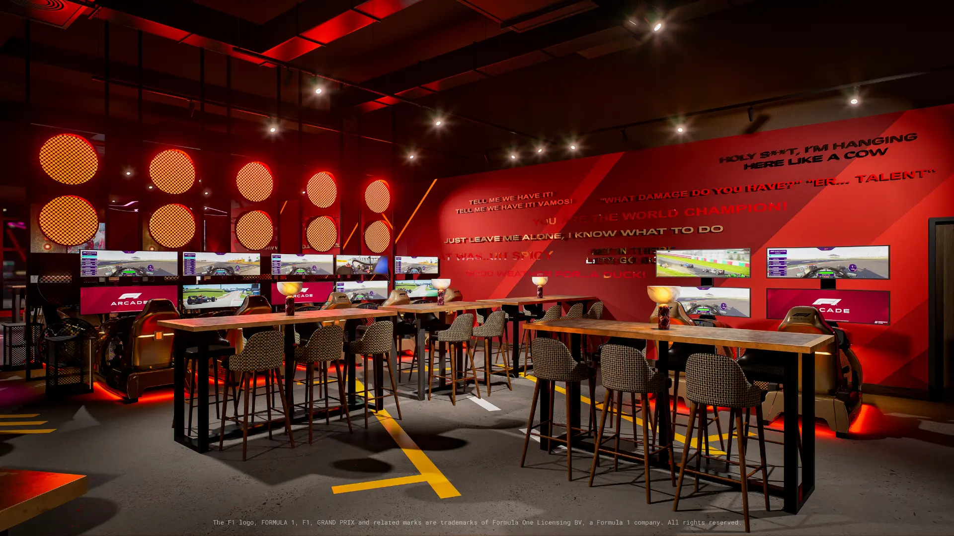 Outdoor Patio at F1 Arcade Atlanta