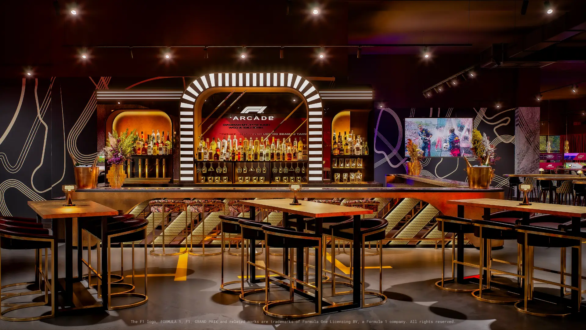 Whole Venue at F1 Arcade Atlanta