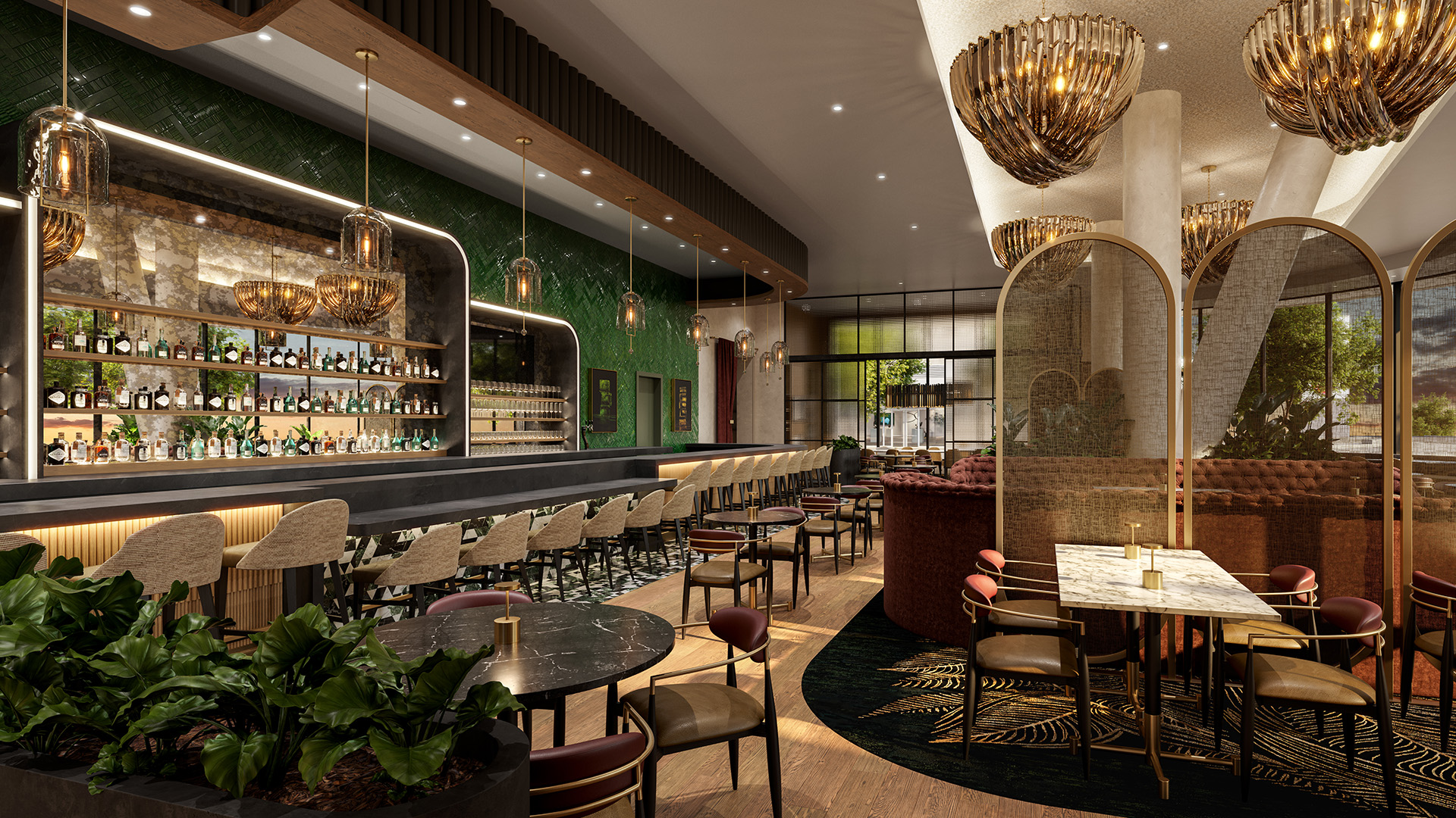 Zephyr Southern Brasserie private dining