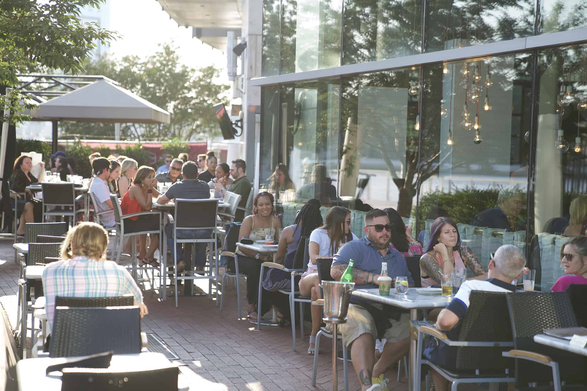 Outdoor Patio at Loch Bar