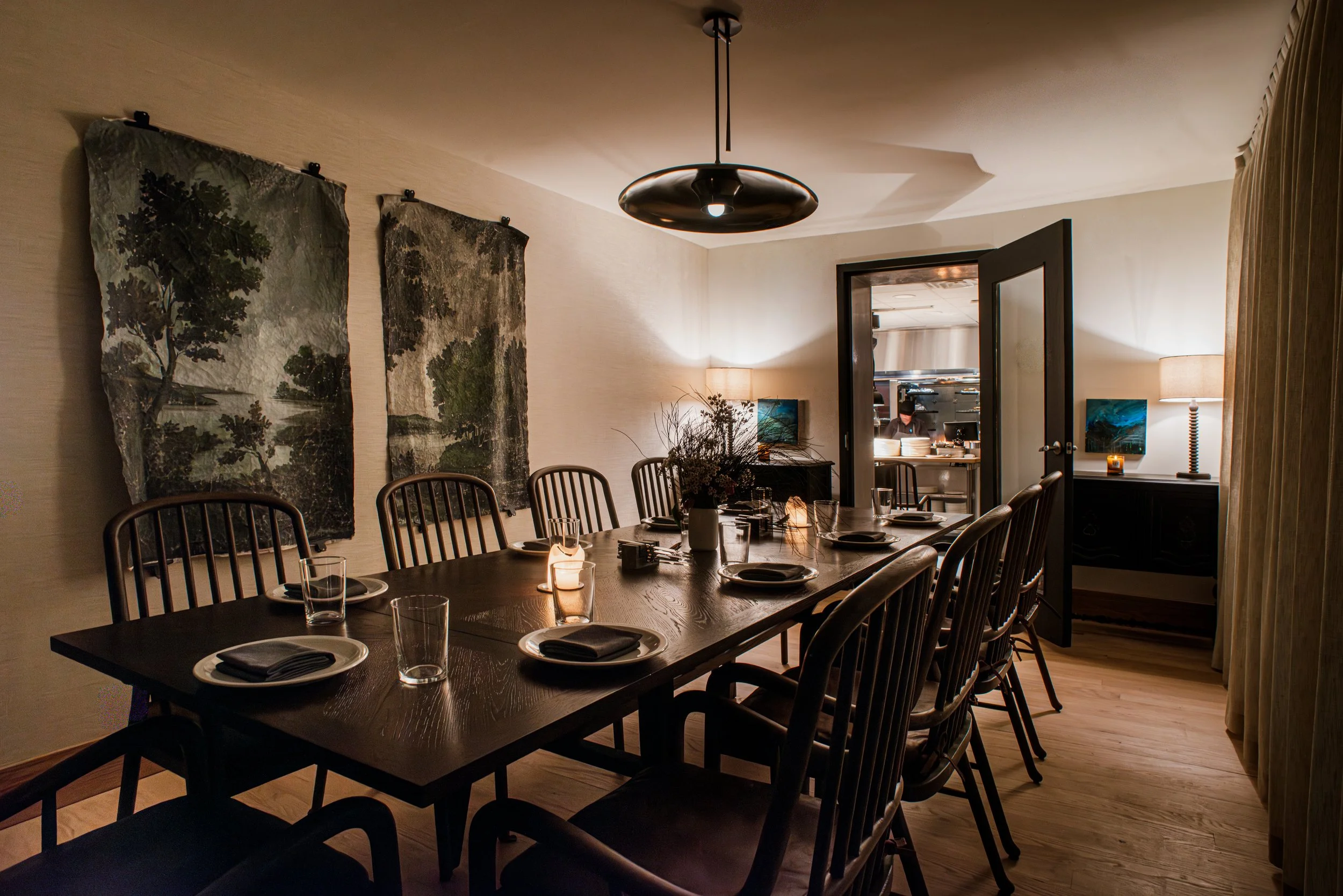 The Kitchen Library at Ox Bar & Hearth