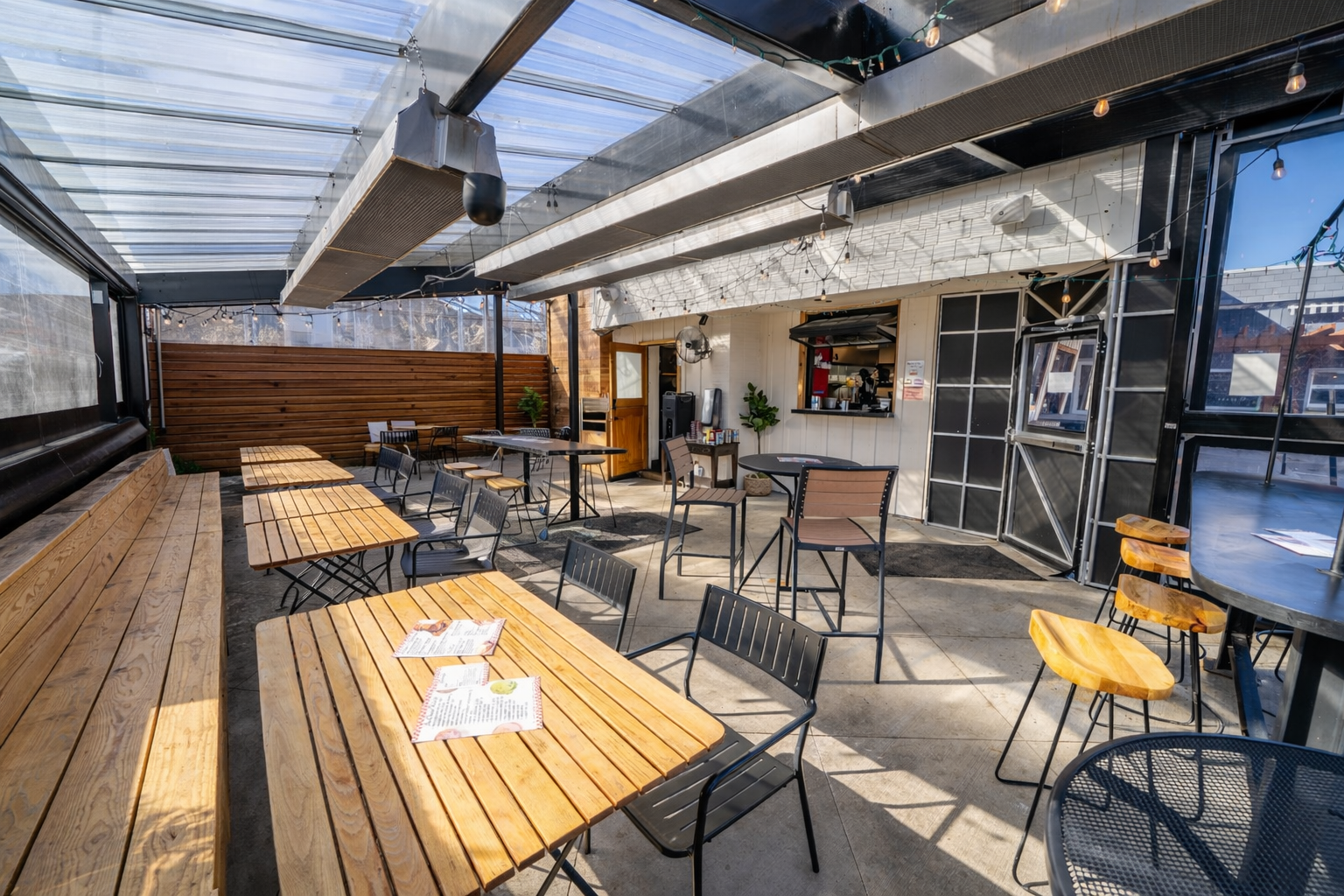 Patio at Dream Creamery