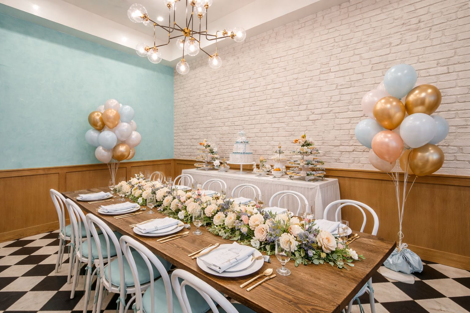 Private event room at Sweet Paris Crêperie & Café