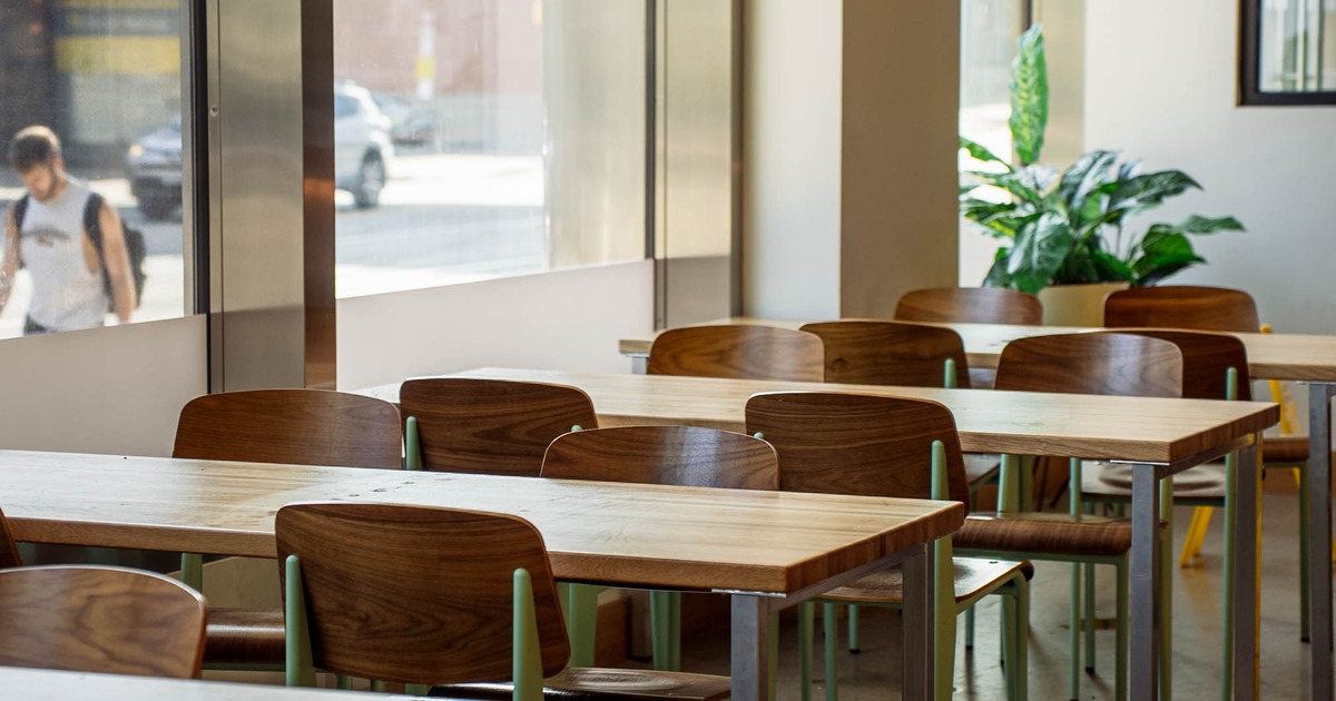 Window Seating at Gather Food Hall & Bulletin Bar