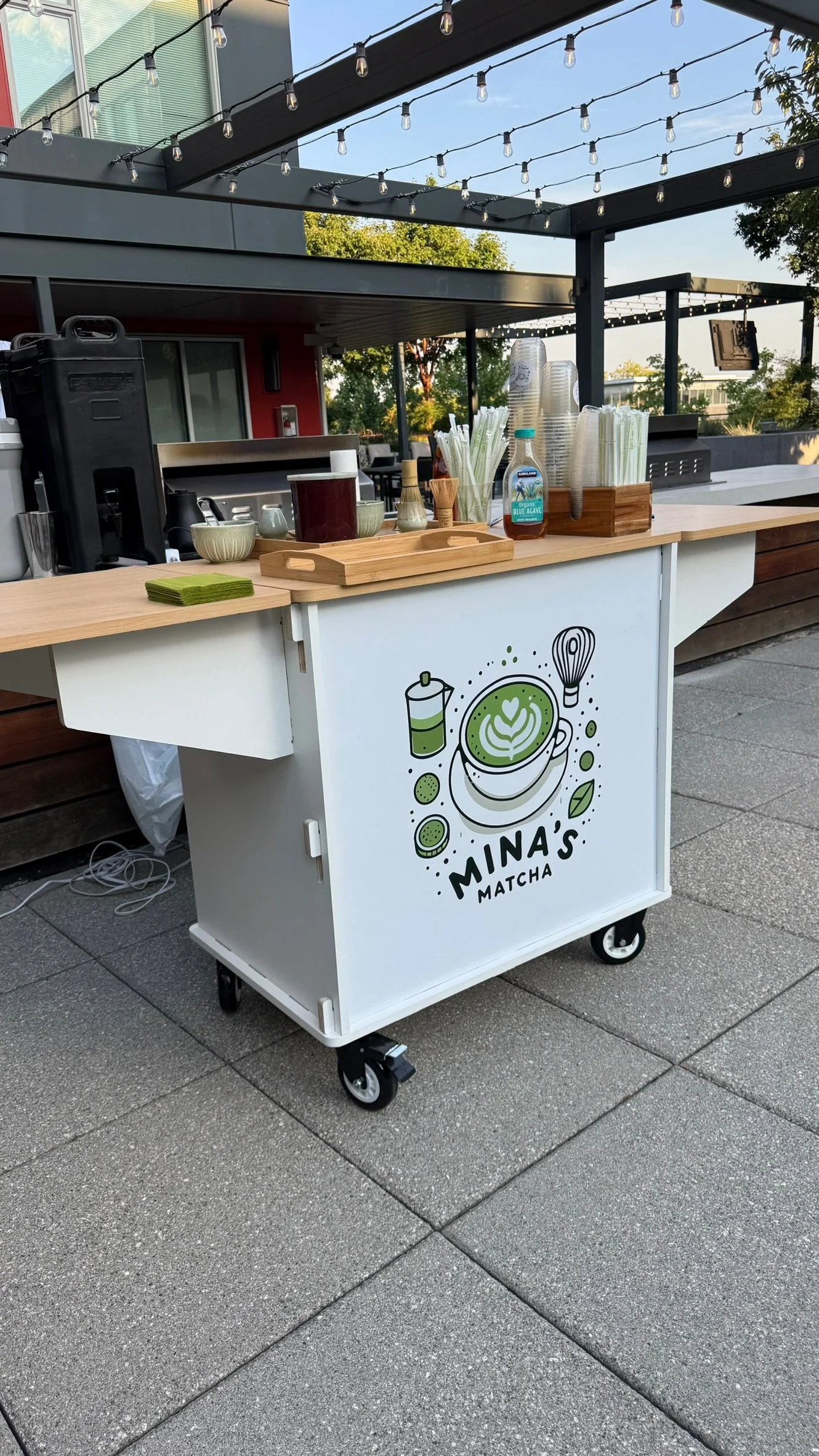 The Matcha Cart at Mina’s Matcha