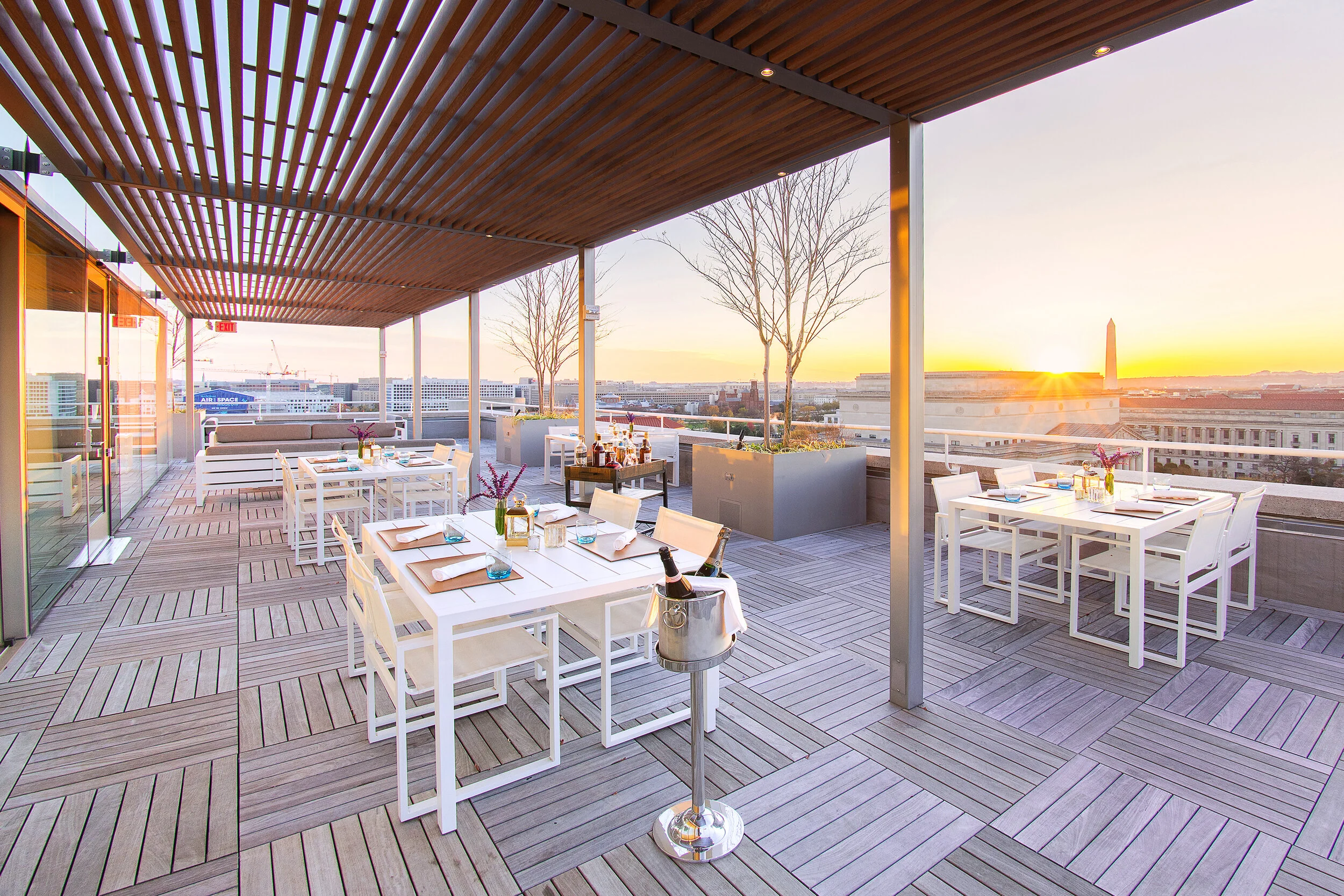 Rooftop Terrace at Fiola