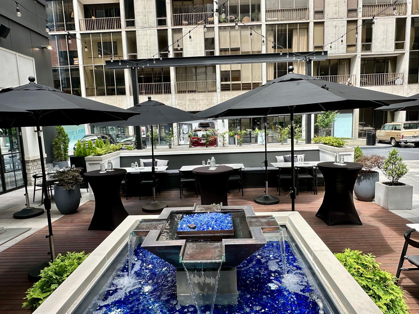 Wooden Patio at Saints + Council