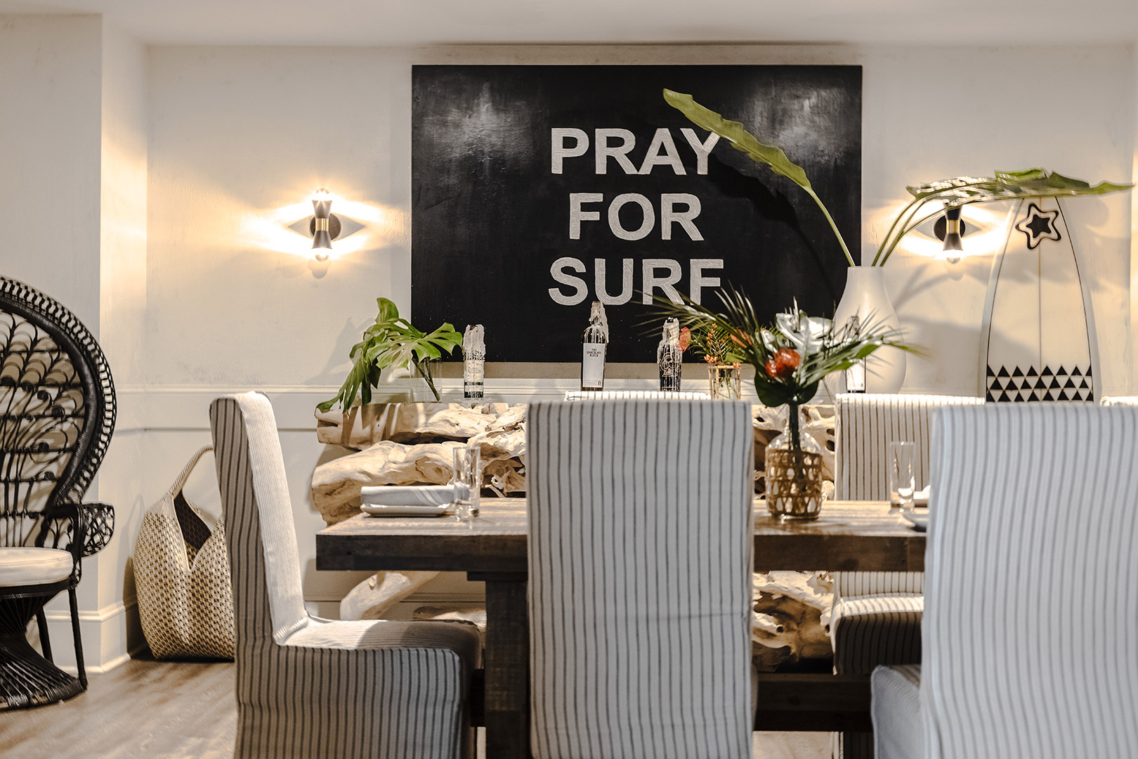 Private Dining Room at Yebo Beach Haus