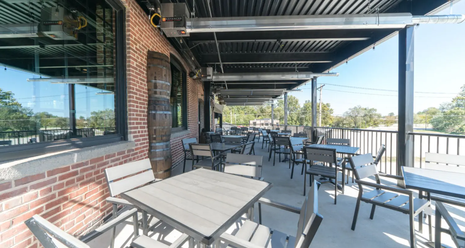 Jefferson City patio at Big Whiskey's