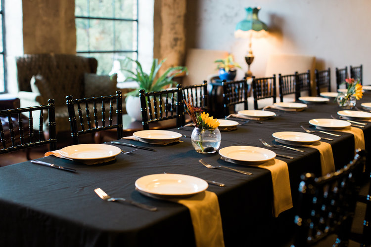 Upstairs private room at EastWest
