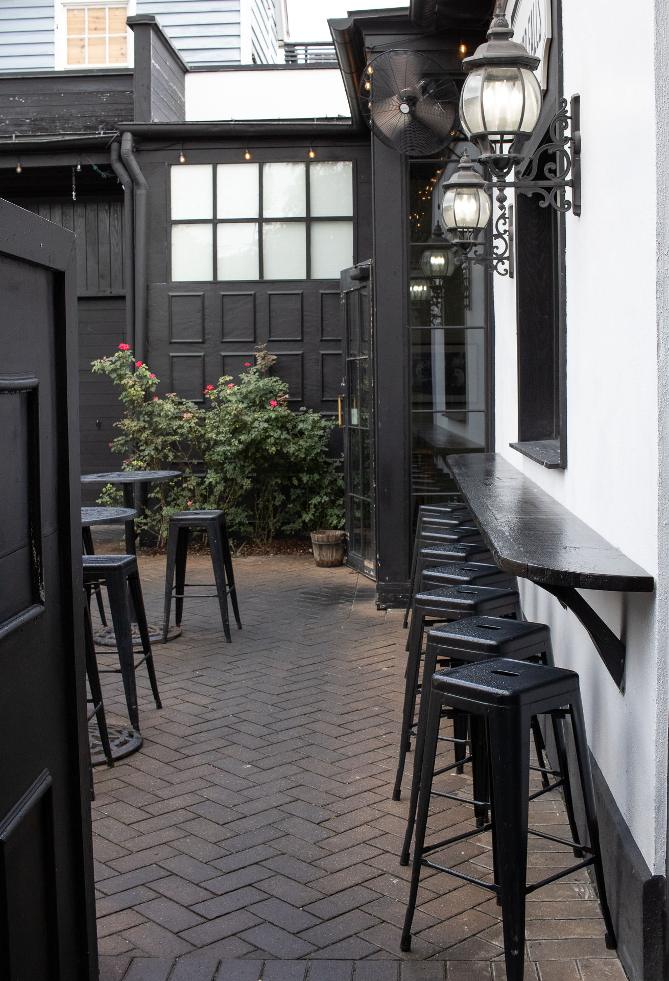 Outdoor Patio at Bedford Falls CHS
