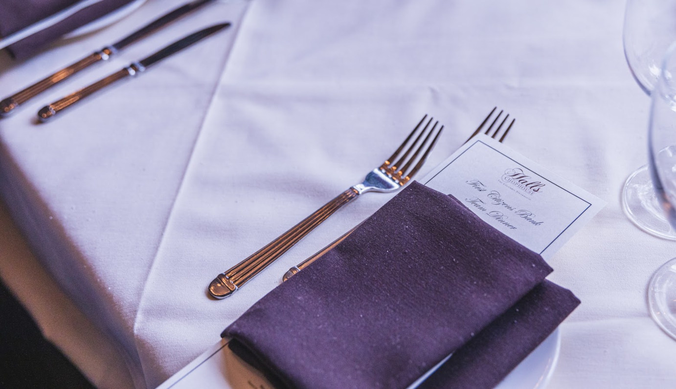 Halls Chophouse Columbia private dining