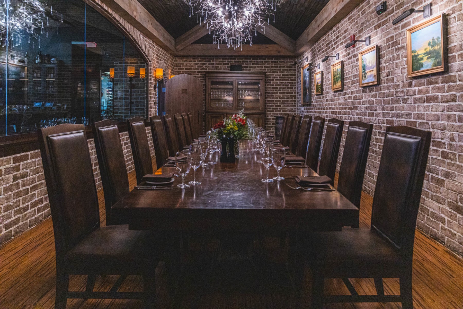 Private dining rooms at Halls Chophouse Columbia