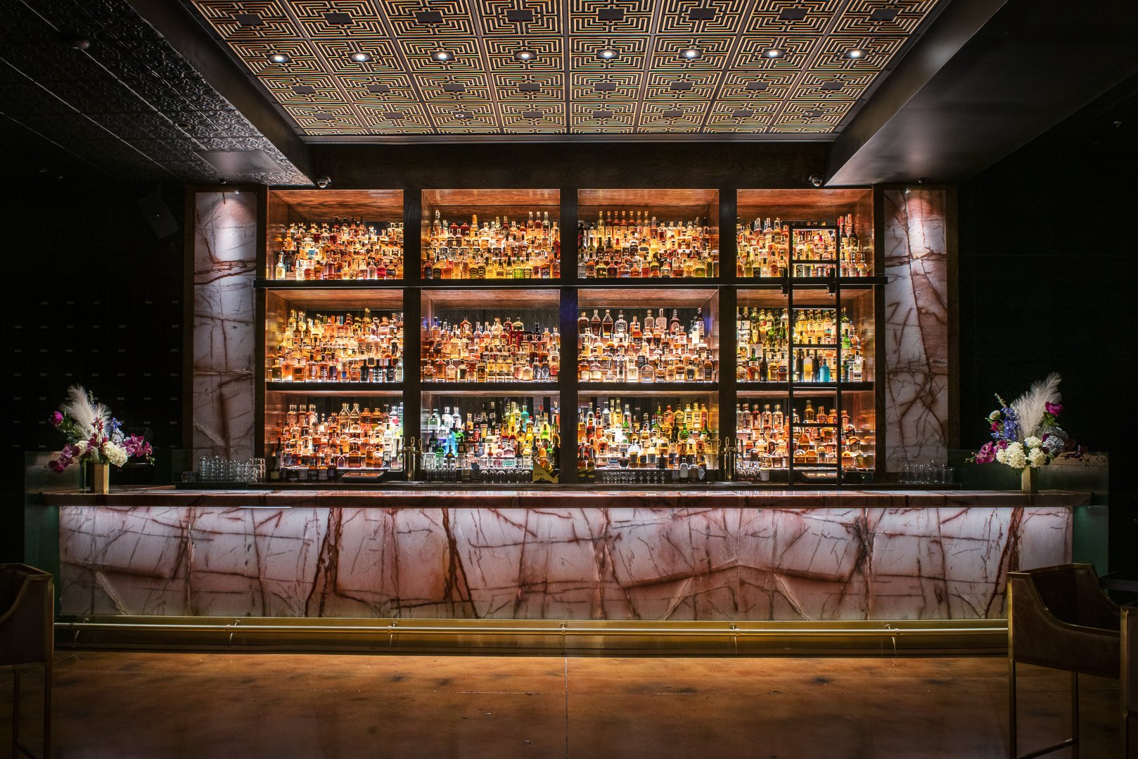 Whiskey Library at Untitled Supper Club
