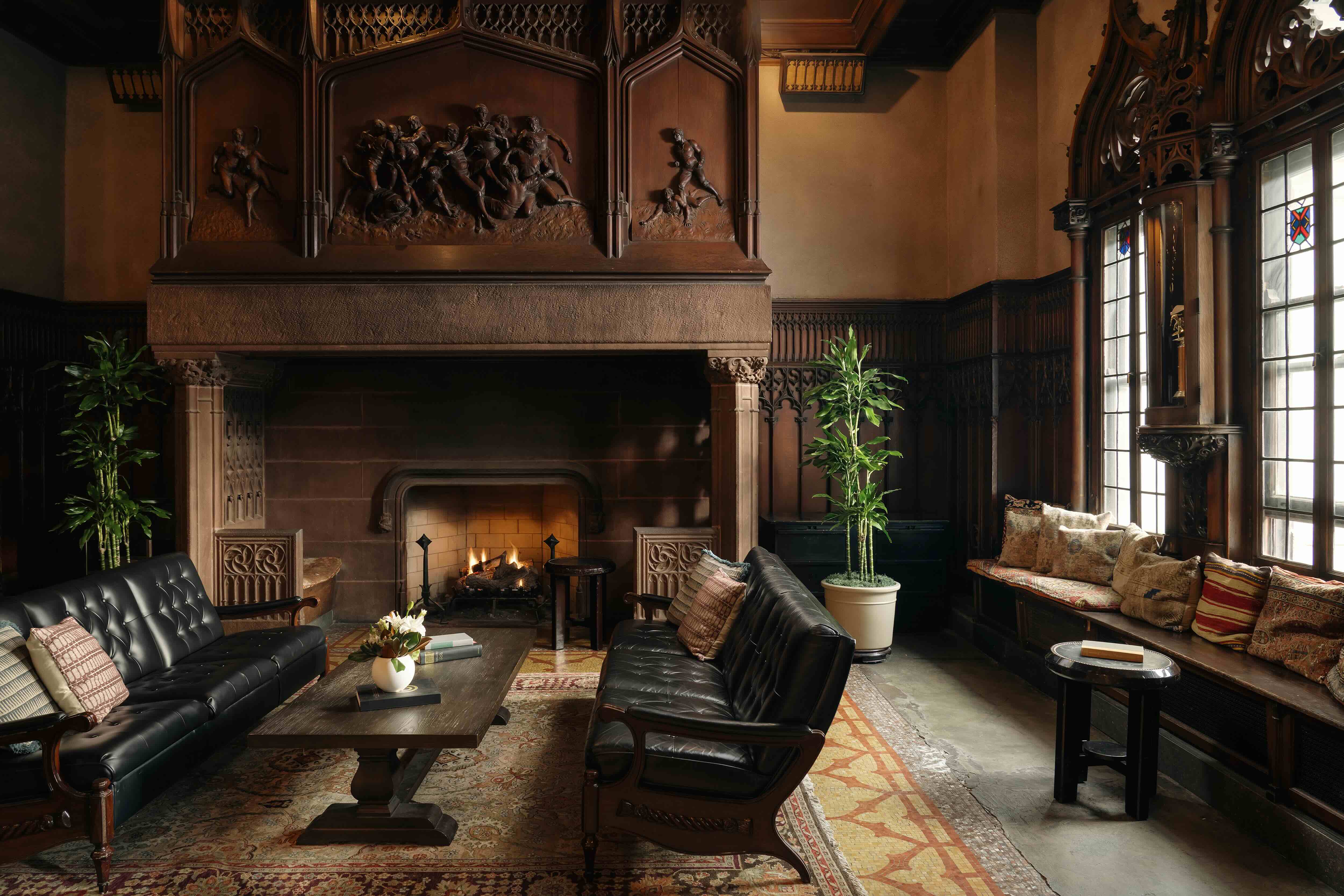 The North Fireplace at Drawing Room