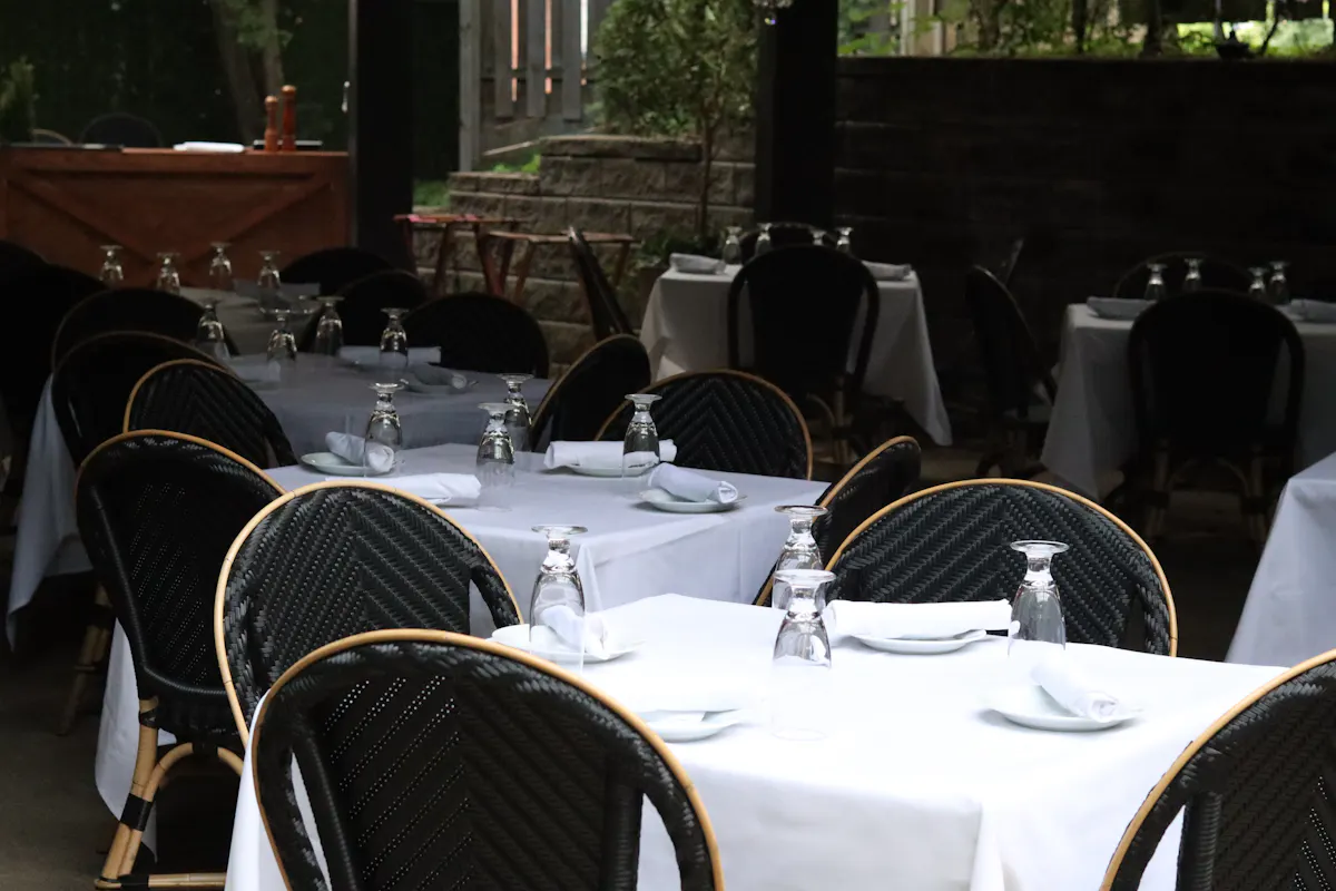 Garden/Patio at Nicola's