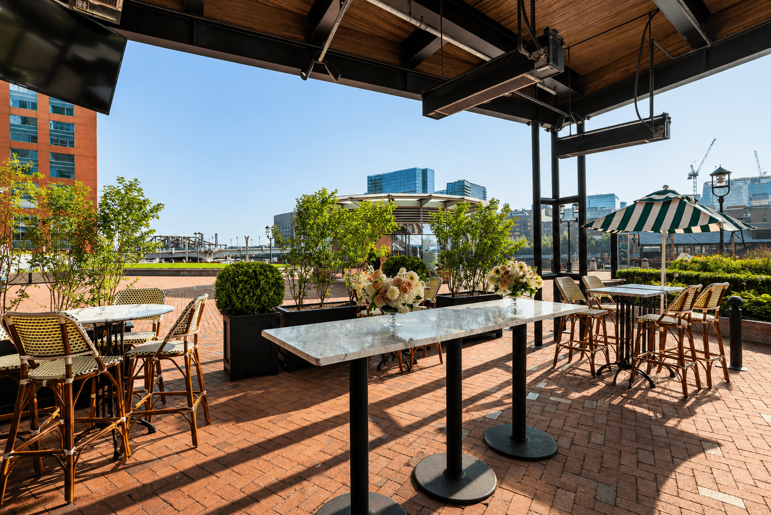 Waterfront Patio at Smith & Wollensky - Boston Atlantic Wharf