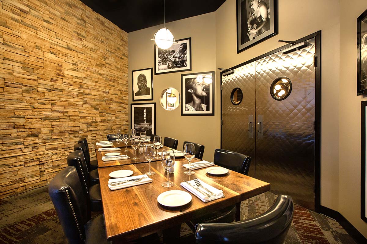Cap City Gahanna private dining room at Cap City Fine Diner and Bar