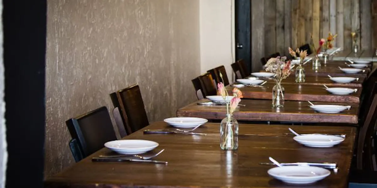 Private room at Alqueria