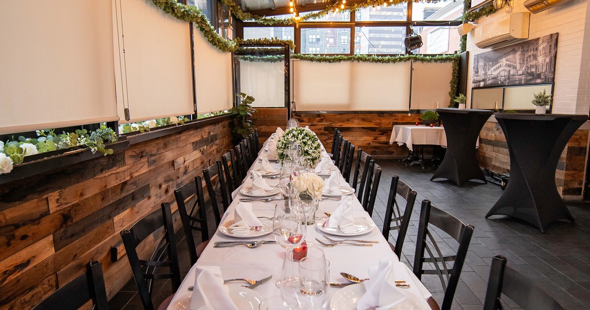 Private room at Zaza Italian Gastrobar