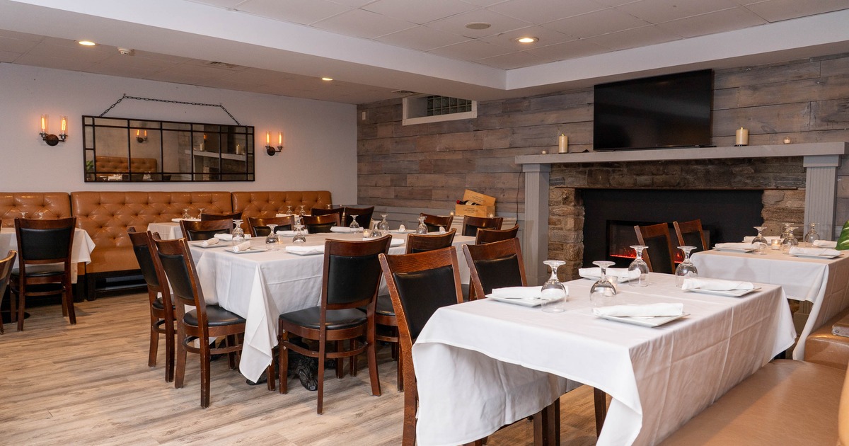 Intimate private dining room at Table 104