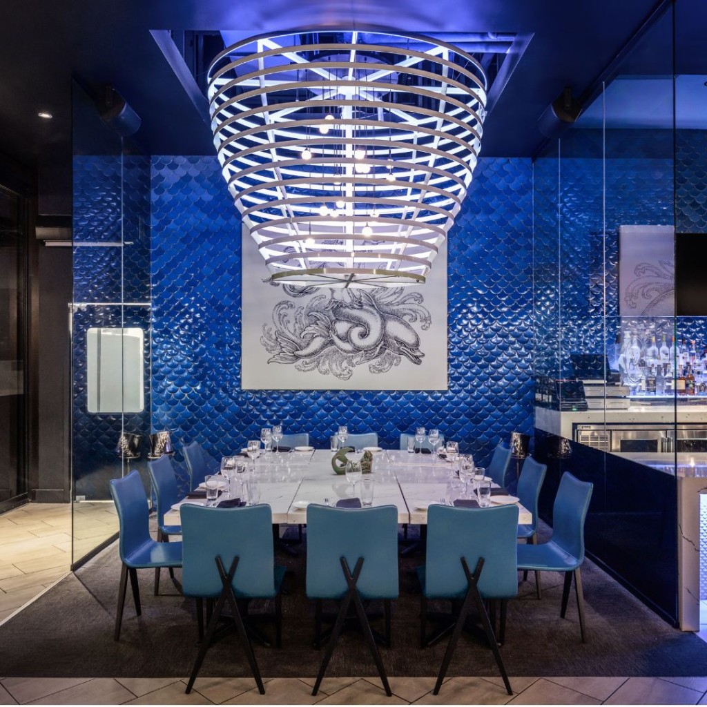 Mermaid's Paradise Private Dining Room at Salt Water Social
