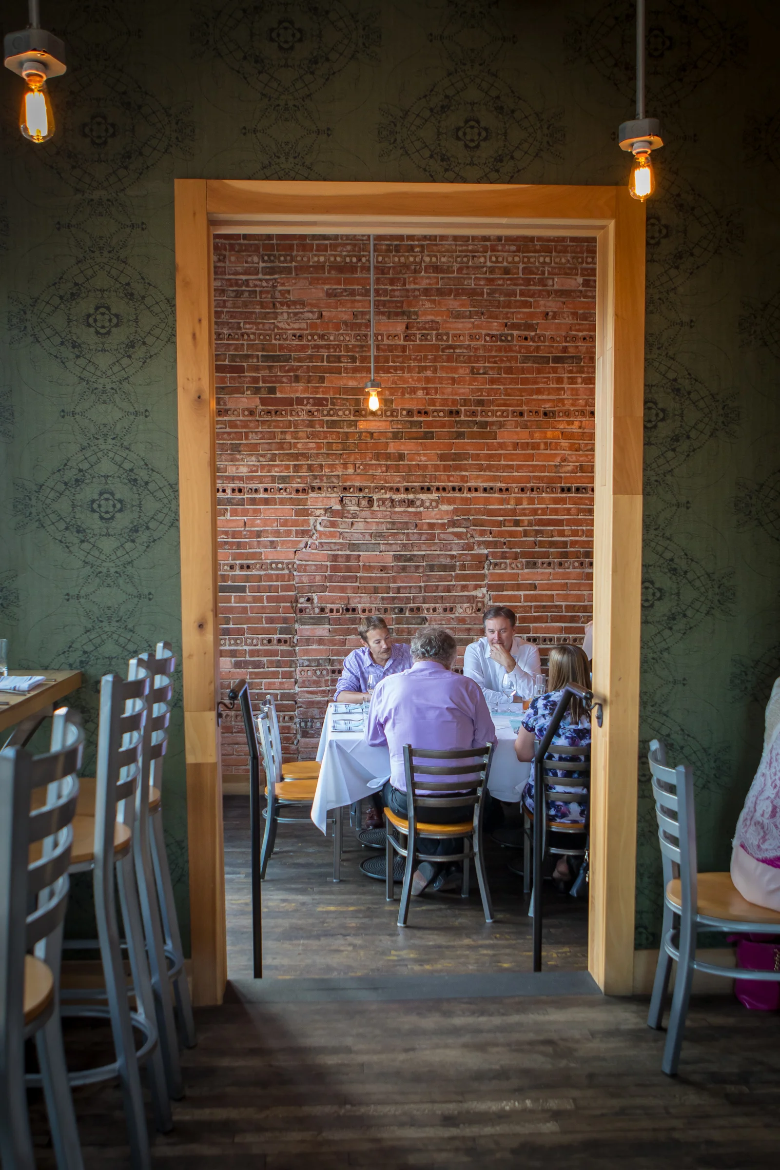 Semi-private dining room at The Plimoth